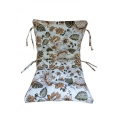 Çiçekli Arkalıklı Sandalye Minderi 45x90 Cm-Fitsdekor Çiçekli Arkalıklı Sandalye Minderi 45x90 Cm-Fitsdekor